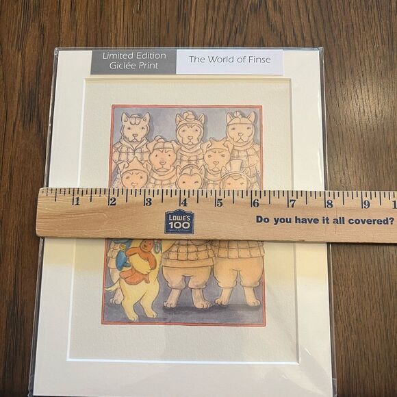 Limited Edition Finse travel Children’s books Gicle’e Print #49|150 England - Picture 3 of 5